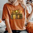 Birthday Queen African Birthday American Afro Girls Women Women's Oversized Comfort T-Shirt Crimson