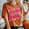 It's So Preppy In Here Preppy Meme Mom Girls Women's Oversized Comfort T-Shirt Crimson