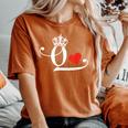 King & Queen Of Hearts Matching Couple Saint Valentine's Day Women's Oversized Comfort T-Shirt Crimson
