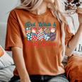 Red White Baby Boom Mother Baby Nurse Nicu Nurse 4Th Of July Women's Oversized Comfort T-Shirt Crimson