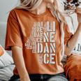 Cadeau Pour Line Dancer Line Dance Women's Oversized Comfort T-Shirt Yam
