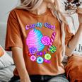 Candy Girl Carino Dolce Lolly Cotone Candy Treat Lover T-shirt comoda oversize da donna Yam