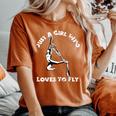 Danza Aerea Solo Una Ragazza Che Amaolare Danza Moderna T-shirt comoda oversize da donna Yam
