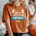 Divertente Idea Pensionato Donne Papà Gadget Pensione Uomo T-shirt comoda oversize da donna Yam