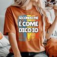 Divertenti Con Frasi Ironiche E Sarcastiche Ho Ragione Io T-shirt comoda oversize da donna Yam