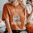 Donna Best Scottish Fold Cat Mom Ever Gatto Regalo Donneintage T-shirt comoda oversize da donna Yam