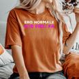 Donna Ero Normale Due Figli Fa Divertente Mamma Con Collo A T-shirt comoda oversize da donna Yam