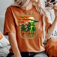 Donna Silky Terrier Alien You're Chosen One Ufo Uomini Donne Con Collo A T-shirt comoda oversize da donna Yam