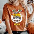 España Paísasco Flag Spagna Donne Ragazze T-shirt comoda oversize da donna Yam