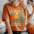 Family Cruise 2024 Matching Summer Vacation 2024 Family Women's Oversized Comfort T-Shirt Yam