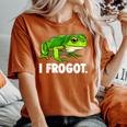 I Frogot Frogs Frog Love T-shirt comoda oversize da donna Yam