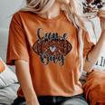 Game Day Football Touchdown Season Vintage Gameday Women's Oversized Comfort T-Shirt Yam