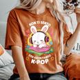 K-Pop Per Ragazze & Donne Regali K-Pop T-shirt comoda oversize da donna Yam