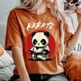 Karate Panda Karateka Karate Panda Per Bambini E Bambine T-shirt comoda oversize da donna Yam