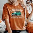 Legends Never Die Panda Auto Italiana T-shirt comoda oversize da donna Yam