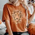 Leone Donne Bambini Uomini Regalo Leone T-shirt comoda oversize da donna Yam