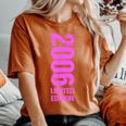 Limited Edition 2006 Compleanno Donne Ragazze 2006 T-shirt comoda oversize da donna Yam