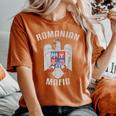 Mafia Rumena Romania Aquila T-shirt comoda oversize da donna Yam