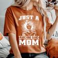 Marching Band Mother Musician Just A Marching Band Mom Women's Oversized Comfort T-Shirt Yam