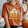 Oktoberfest 2024 Oktoberfest 2024 Costume Cuello Camiseta extragrande cómoda para mujer Yam