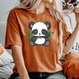 Panda Bear Regalo Ragazze Che Amano Pandas Bambini T-shirt comoda oversize da donna Yam