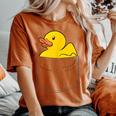 Paperella Di Gomma In Tasca Rubber Duck In Cargo Pocket T-shirt comoda oversize da donna Yam