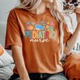 Pediatric Nurse Sea Ocean Animal Pediatrician Appreciation T-shirt comoda oversize da donna Yam