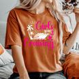 Ragazze Gone Cruising Ragazze Famiglia Crocieraacanza T-shirt comoda oversize da donna Yam