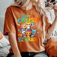 Ready To Crush 5Th Grade Back To School 5Th Grade Cat Kitten T-shirt comoda oversize da donna Yam