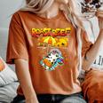 Roast Beef Camicia Mucca Sulla Spiaggiaacanza Sun Tan Estate Amante T-shirt comoda oversize da donna Yam