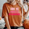 Scritta Divertente Non Mi Dovete Stressare Donna Ragazza T-shirt comoda oversize da donna Yam