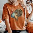 Thanksgiving Retro Vintage Turkey Fall Thankful Thanksgiving Women's Oversized Comfort T-Shirt Yam