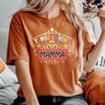 Tioglio Bene Mamma Cute And Colorful Text T-shirt comoda oversize da donna Yam