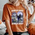 Umano Per Caso Alpha Per Scelta Alpha Wolf Donne T-shirt comoda oversize da donna Yam