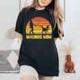 Belgian Malinois Mom Maligator Mama Women's Oversized Comfort T-Shirt Black