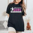 Camicia Da Basket Regalo Da Basket Per Ragazze Gioca Come Una Ragazza T-shirt comoda oversize da donna Black