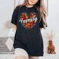 Cute Fall Autumn Season Matching Family Thanksgiving 2024 Women's Oversized Comfort T-Shirt Black