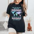 Donne Di Providence Ragazza Di Providence T-shirt comoda oversize da donna Black