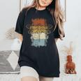 Dragonfly Entomologist Biology Insect Retrointage T-shirt comoda oversize da donna Black