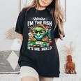 Ensemble De Jeux De Cartes De Casino Et De Poker T-shirt oversize confortable pour femme Black