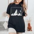 Escalada De Montaña Rock Climber Senderista Gráfico Cuello Camiseta extragrande cómoda para mujer Black
