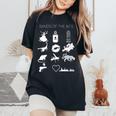 Trendy Bands Of The 80'S Hair Bands Rock Bands 1980'S Women's Oversized Comfort T-Shirt Black