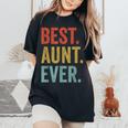 Idea De Regalo Para Tía Retrointage – Best Aunt Ever Camiseta extragrande cómoda para mujer Black