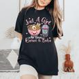 Just A Girl Who Loves Ramen And Boba Ramen Boba Bubble Women's Oversized Comfort T-Shirt Black