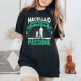Macellaio Macelleria Carni Papa Macellaio Angus Beef T-shirt comoda oversize da donna Black