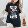 Mamma Dei Portieri Calcio Madre Amante Dello Sport T-shirt comoda oversize da donna Black