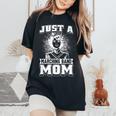 Marching Band Mother Musician Just A Marching Band Mom Women's Oversized Comfort T-Shirt Black