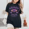 Mind Your Own Damn Business Harris Walz Waltz 2024 Floral Women's Oversized Comfort T-Shirt Black