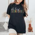 Oh Hey Second Grade Cute 2Nd Grade Team Students Teachers Women's Oversized Comfort T-Shirt Black
