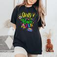 Retro 80'S Girls Just Wanna Have Fun 1980S Girls Women's Oversized Comfort T-Shirt Black